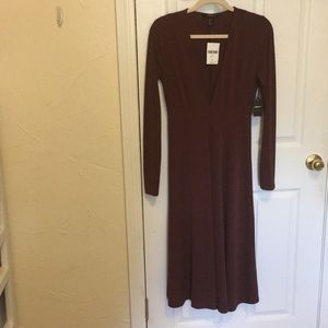 Forever21 brown circle dress